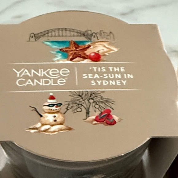 Yankee Candle Holiday Set ‘Tis the Sea - Sun in Sydney Tan New - Picture 2 of 5